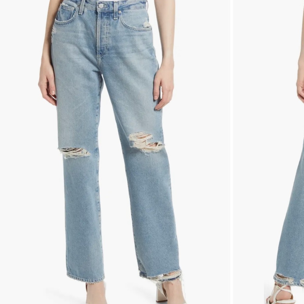 AG Alexxis Distressed Denim